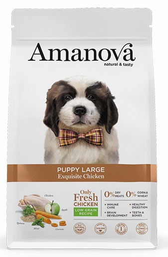 Amanova Dog Puppy Large Exquisite Chicken - kurczak 12kg