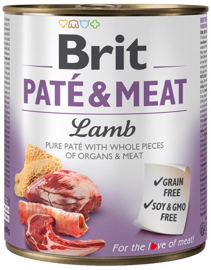 Brit PATE & MEAT LAMB 800g