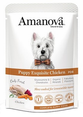 Amanova Puppy Exquisite Chicken saszetka 300g
