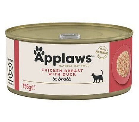 Applaws Cat Pierś z kurczaka z kaczką - puszka dla kota 24x156g 2025