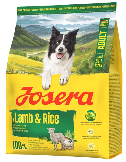 Karma dla psa JOSERA Jagnięcina z ryżem 900 g