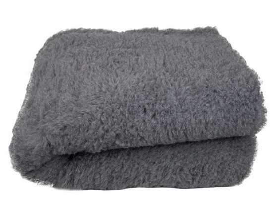 BUBA Dry Bed Legowisko bez antypoślizgów 28mm 100x75cm szare z zielonym spodem [A104]