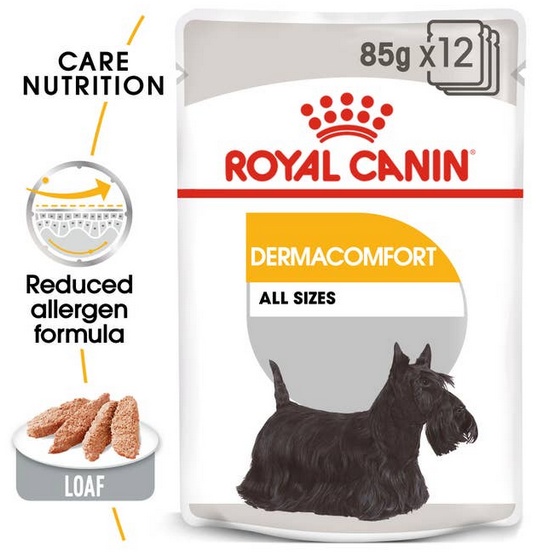 Royal Canin Dermacomfort Loaf 12 x 85 g karma mokra dla psa 12x85g