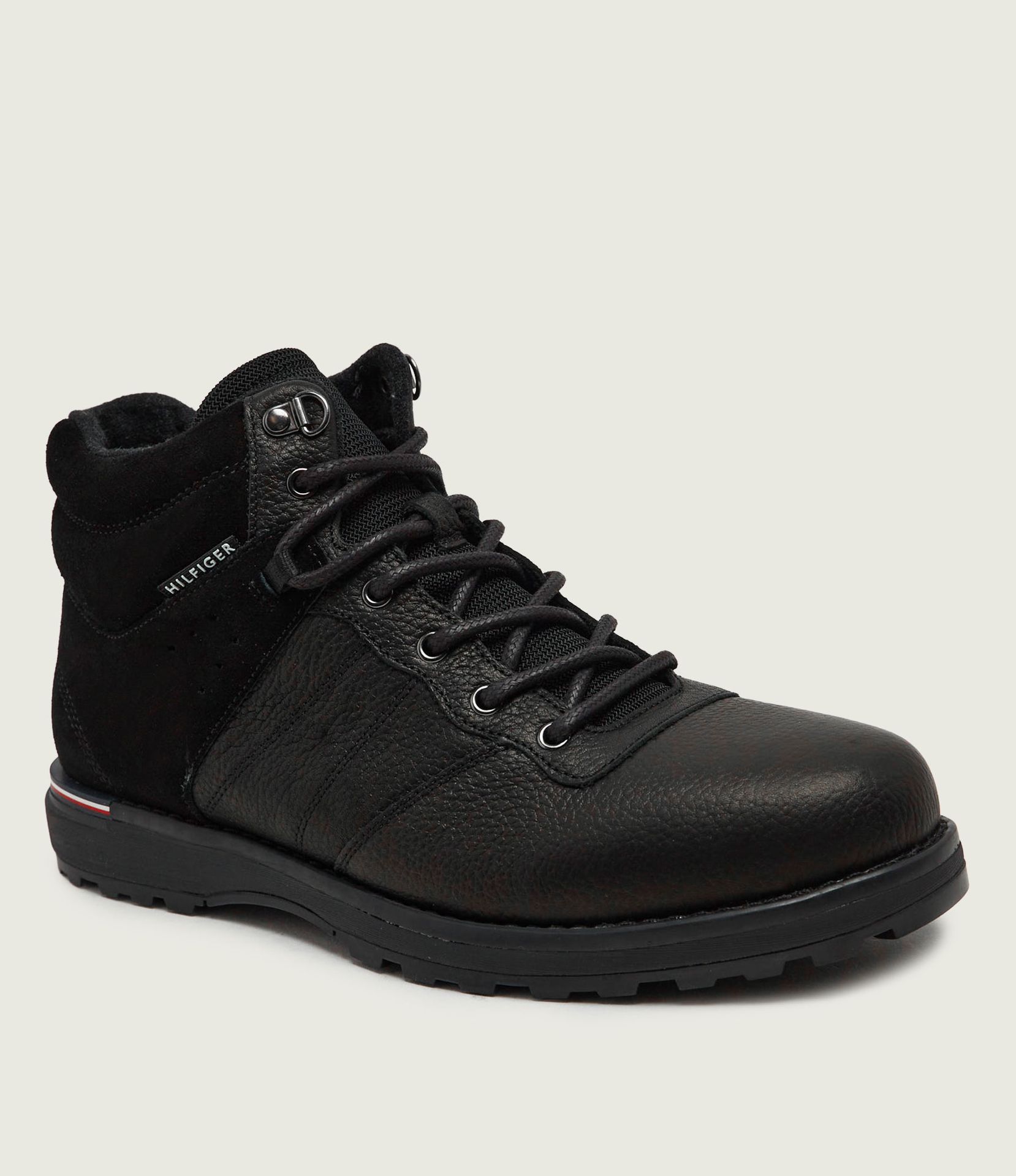 Tommy Hilfiger Skórzane buty trekkingowe Corporate zamsz