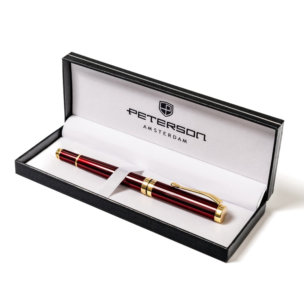 Peterson Długopis Na Prezent Metalowy Solidny + Eleganckie Etui