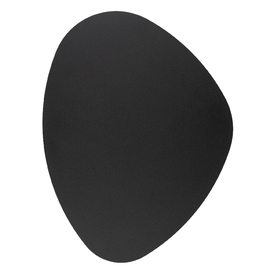 Minimalistyczny salonowy kinkiet Stone Black 10632 metalowy czarny