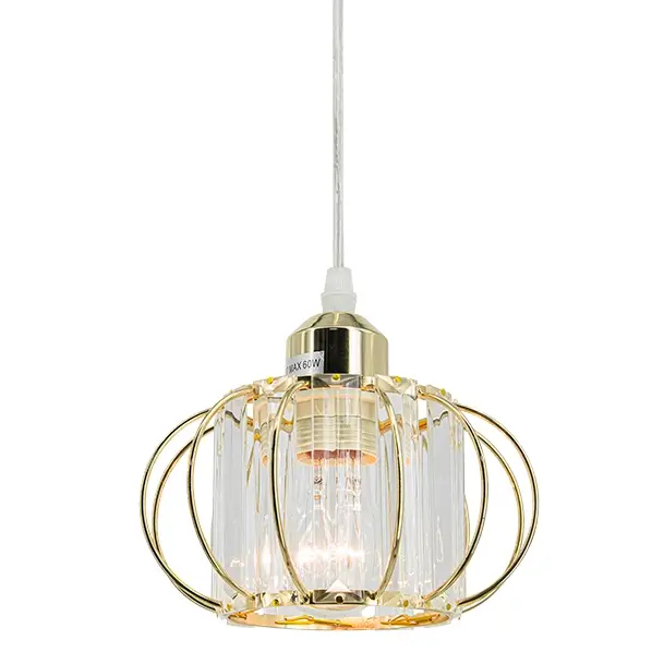 Podwójna zwisająca lampa Arci 8221/1 TR szklane kule złoty