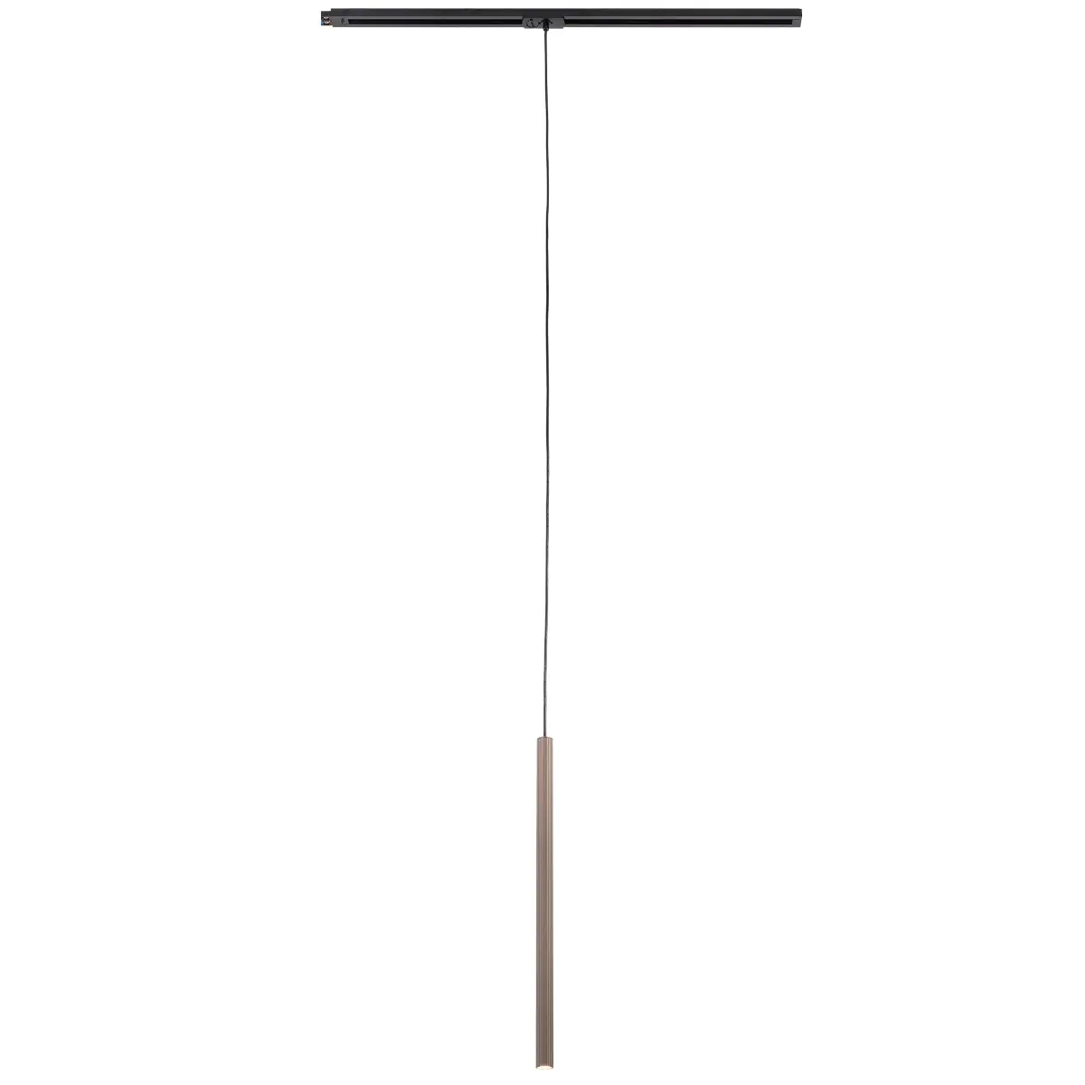 Zwisająca szynowa lampa 1-fazowa Tracer 10816 zwis sopel brązowy