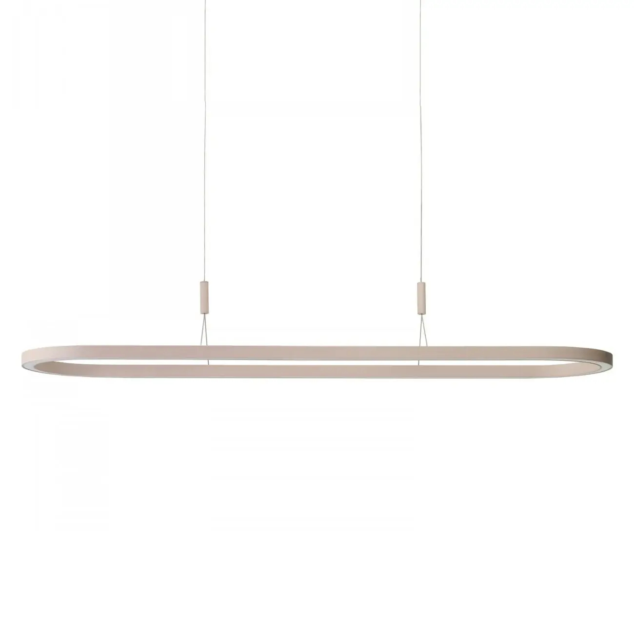 Wisząca lampa ściemnialna do salonu LAYLA LED 60W 3000K AZ6759 beżowa aluminium