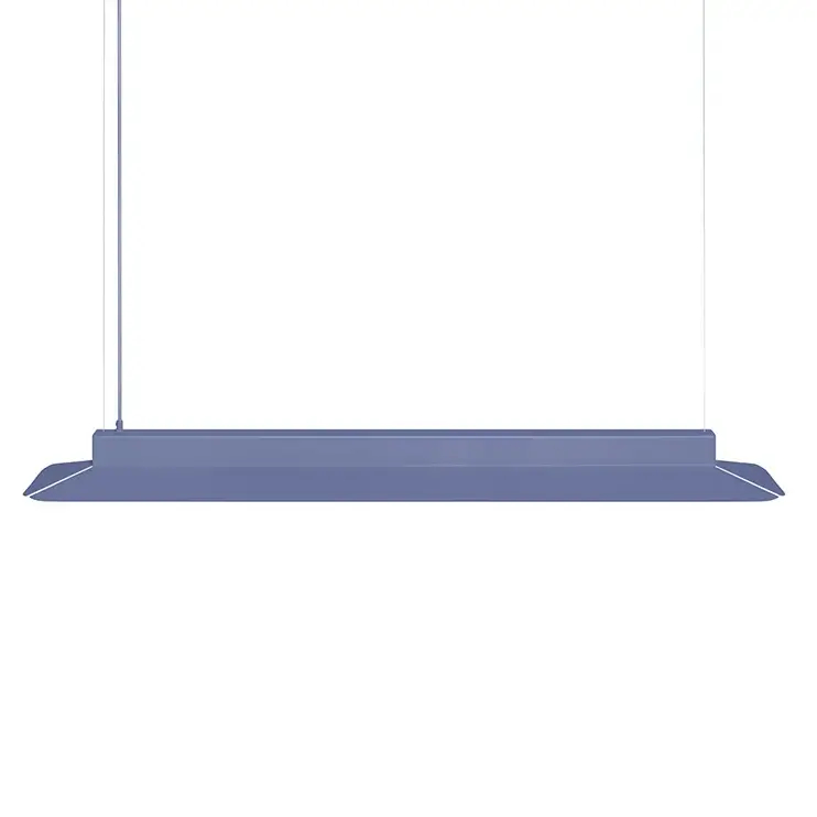 Wisząca lampa YOTTSU YOB699P02 niebieska metalowa LED 19,2W 3000K nad wyspę do jadalni