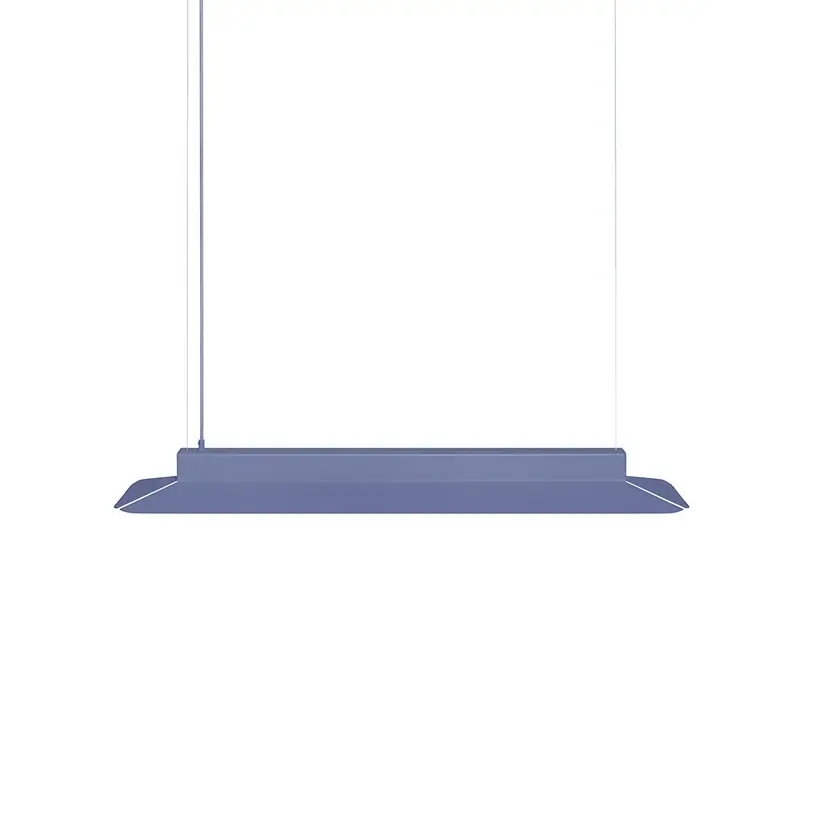 Lampa zwisowa YOTTSU metalowa LED 19,2W 4000K belka do sypialni YOA699P04 niebieska