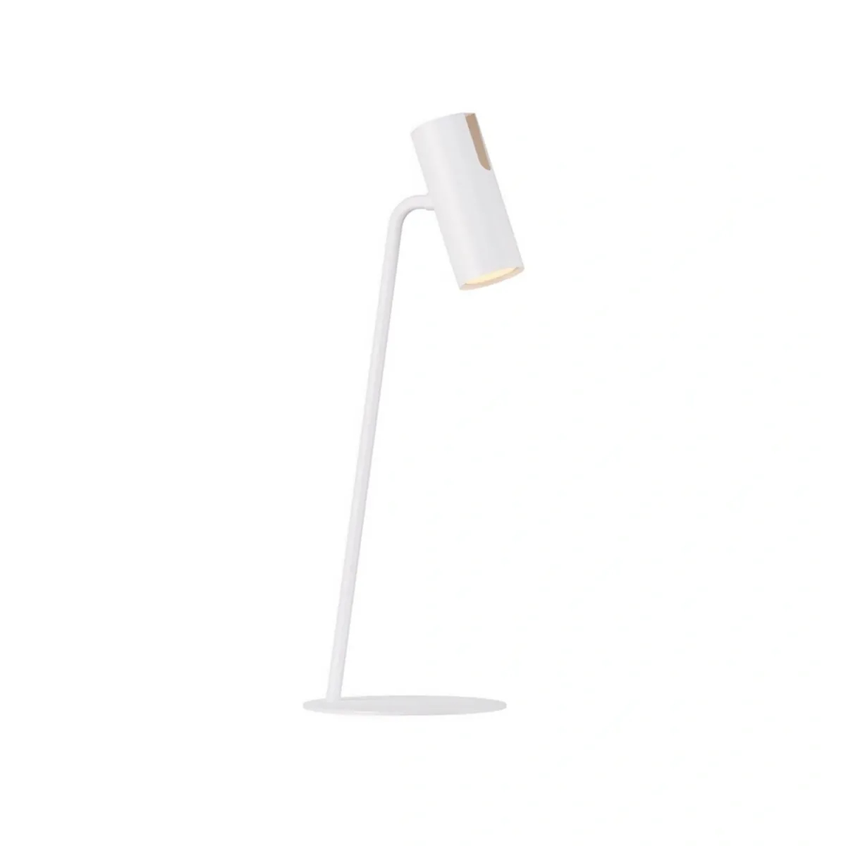 Nocna lampa biała LEDA reflektor metalowy tubka 1xGU10 41738