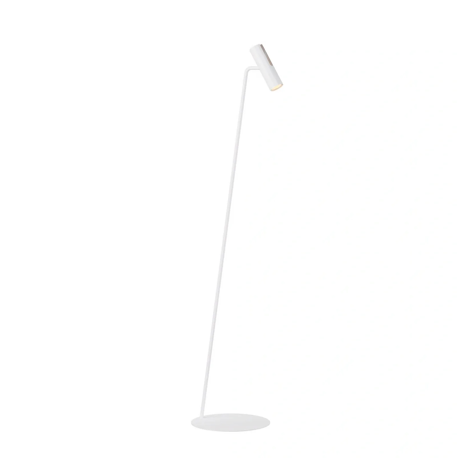 Lampa podłogowa biała LEDA tubka 1xGU10 regulowana do sypialni 41740