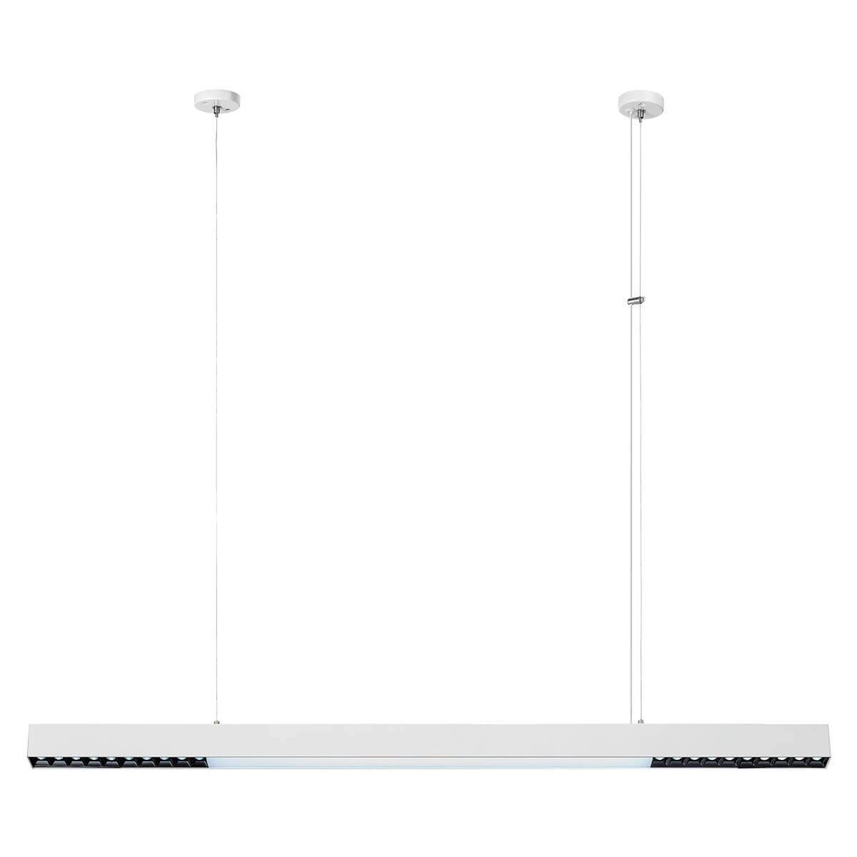 Lampa zwisająca Cali LP-1301/1P L WH Smart LED 47W 3000-6000K biała OUTLET