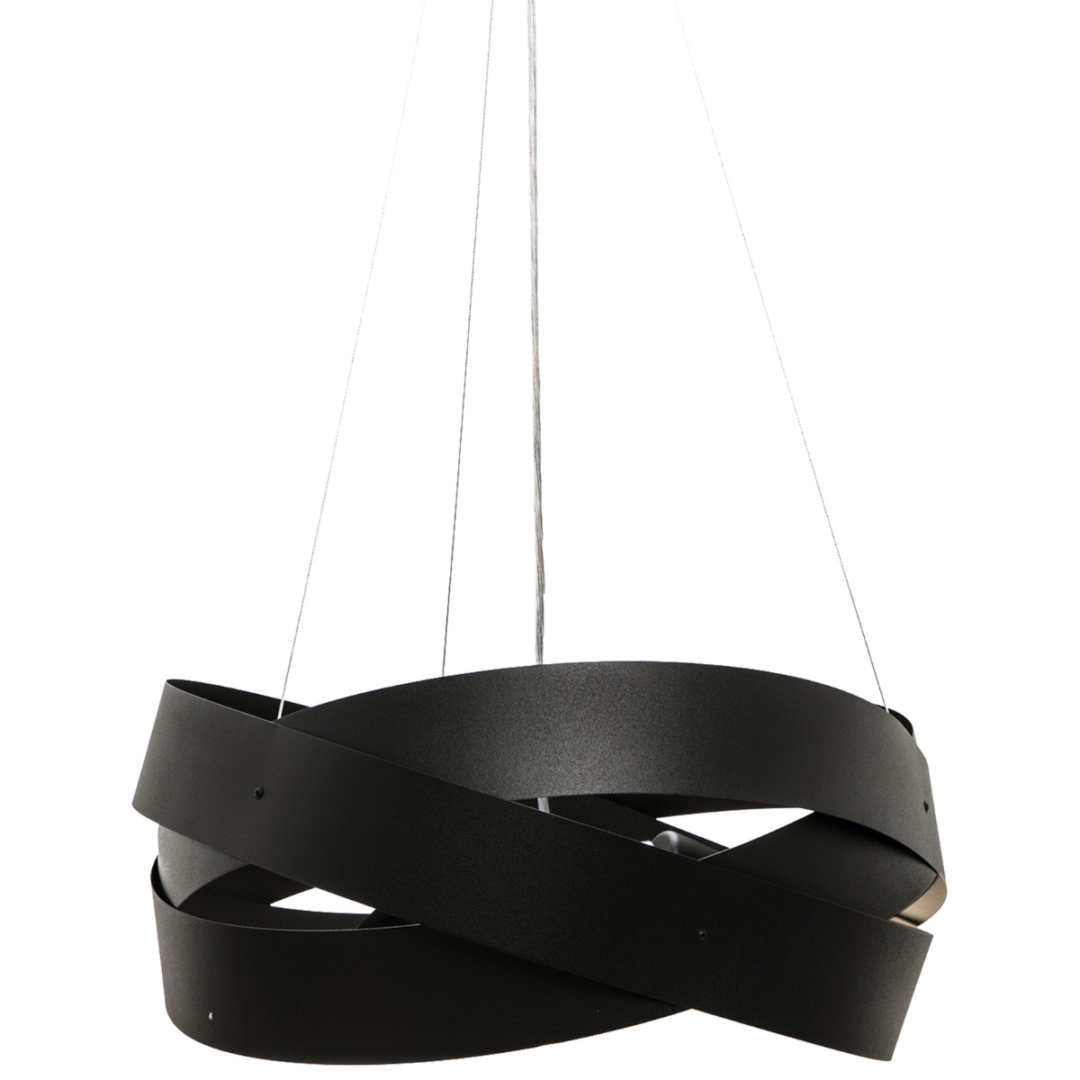 Lampa wisząca do jadalni Tornado 1118 Zumaline nad wyspę czarna OUTLET