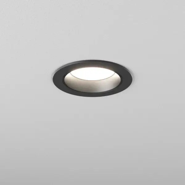 Oczko sufitowe okrągłe białe PUTT 1xGU10 50W do sypialni minimalistyczne 38048-G000-00-PH-13