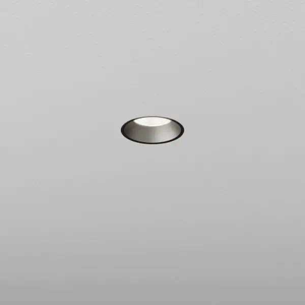 Wpuszczana lampa sufitowa oczko czarne PUTT LED 4,5W 3000K na korytarz 38014-M930-WB-00-12