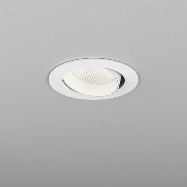 Podtynkowa oprawa sufitowa biała PUTT LED 8,5W 3000K oczko wpustowe IP54 38047-M930-FW-00-13