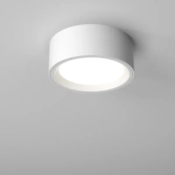 Minimalistyczne oczko sufitowe białe RING rim LED 17W 3000K okrągłe do salonu 47020-M930-D9-00-13