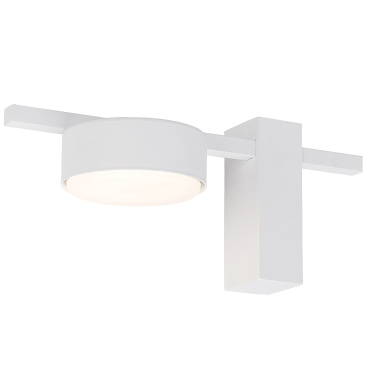 Lampa ścienna metalowa oprawa loftowy kinkiet biały PILLS OUTLET