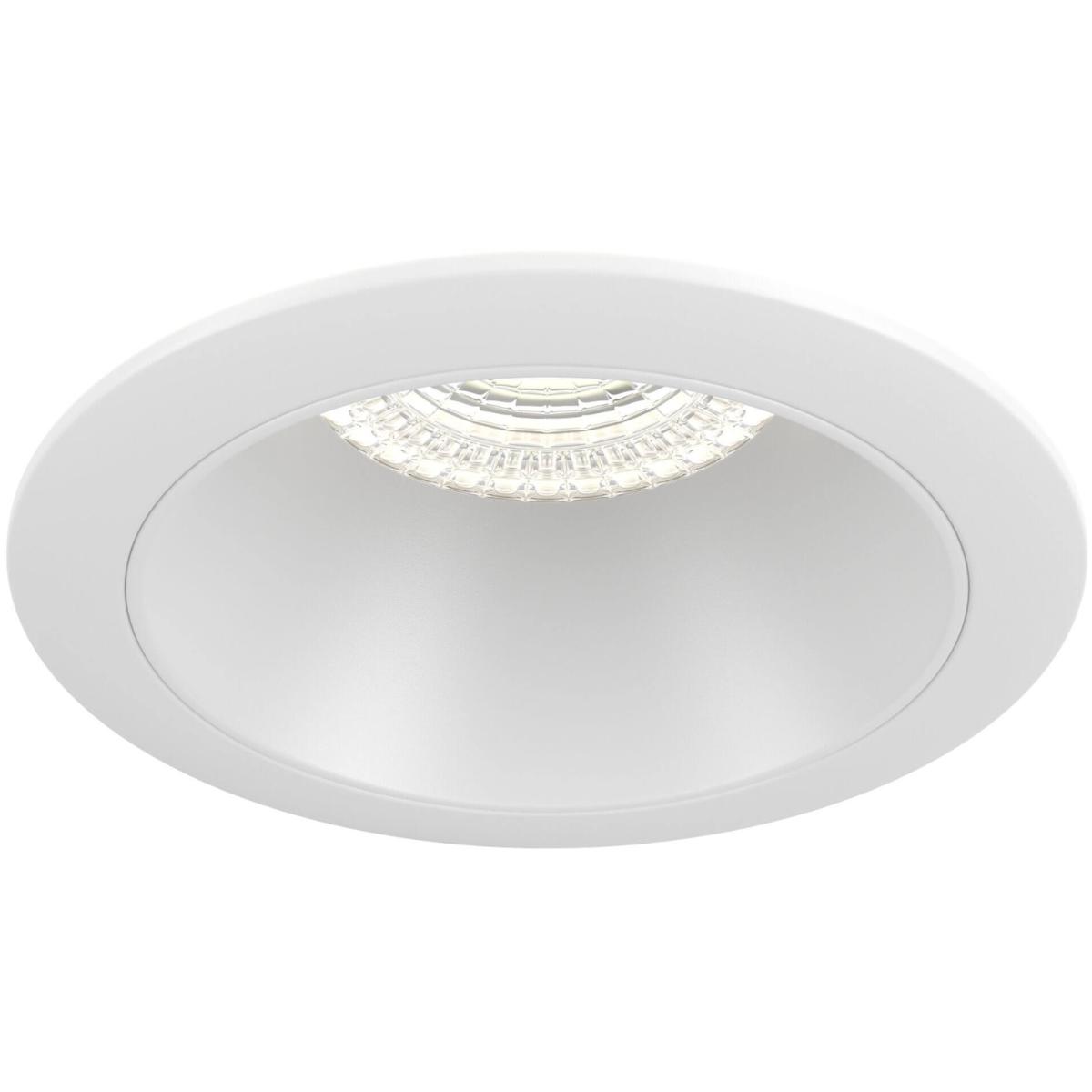 Wpuszczana lampa sufitowa okrągła białe oczko Share OUTLET