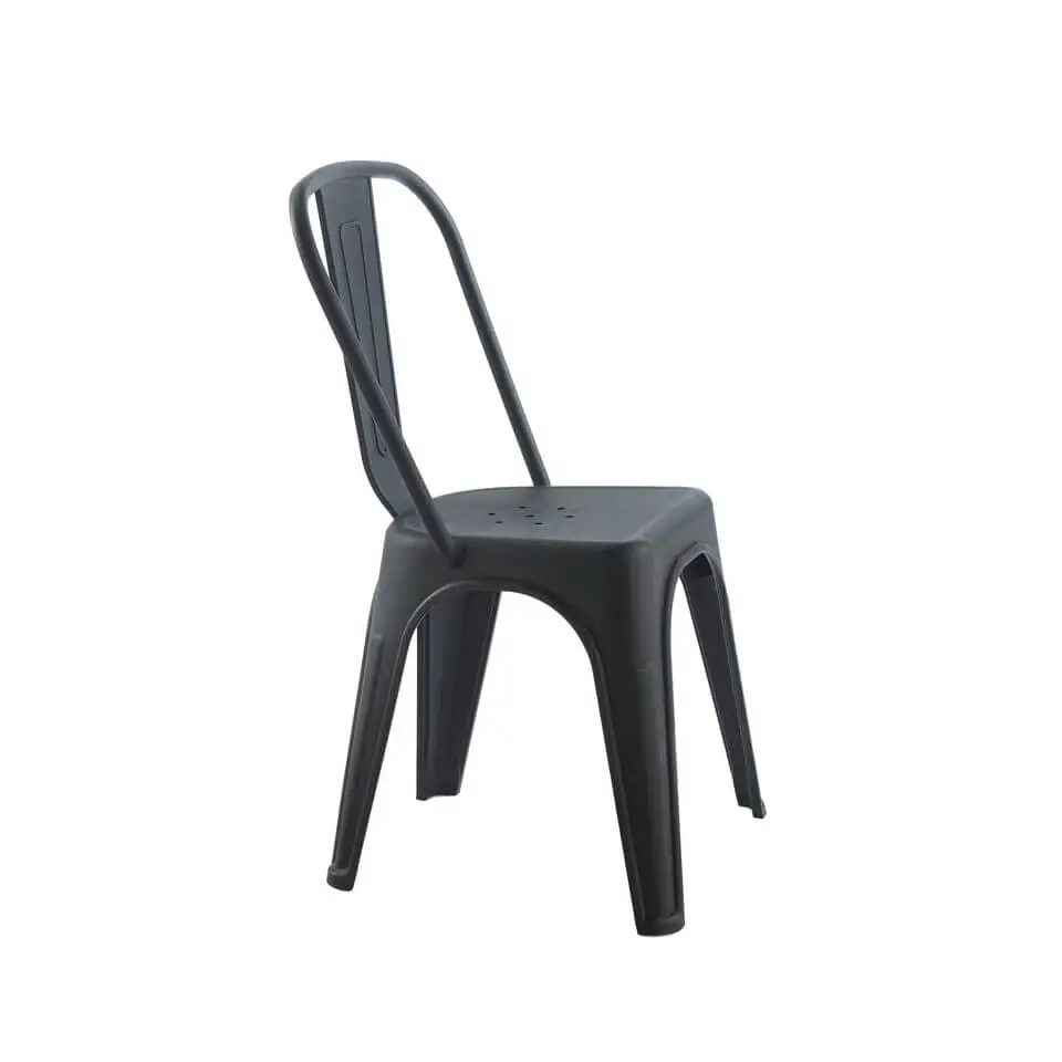 Krzesło PARIS czarne 5900168835863 wys. 86 cm do jadalni