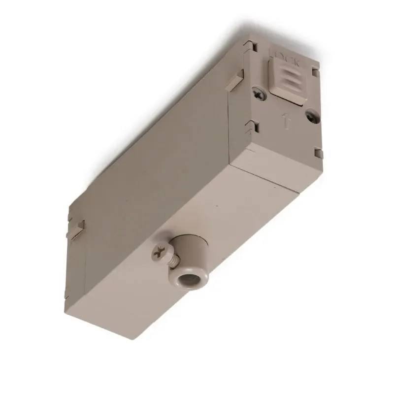 Jednofazowy adapter BETA TRACK do szynoprzewodów beżowy AZ7325