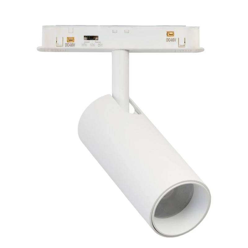 Dwufazowa lampa sufitowa do szyn ALFA biała AZ6512 LED 14W 2800-6700K