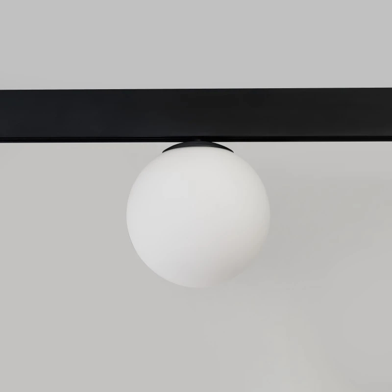 Jednoobwodowa sufitowa lampa ALFA czarna biała AZ7098 LED 10W 3000K kulista