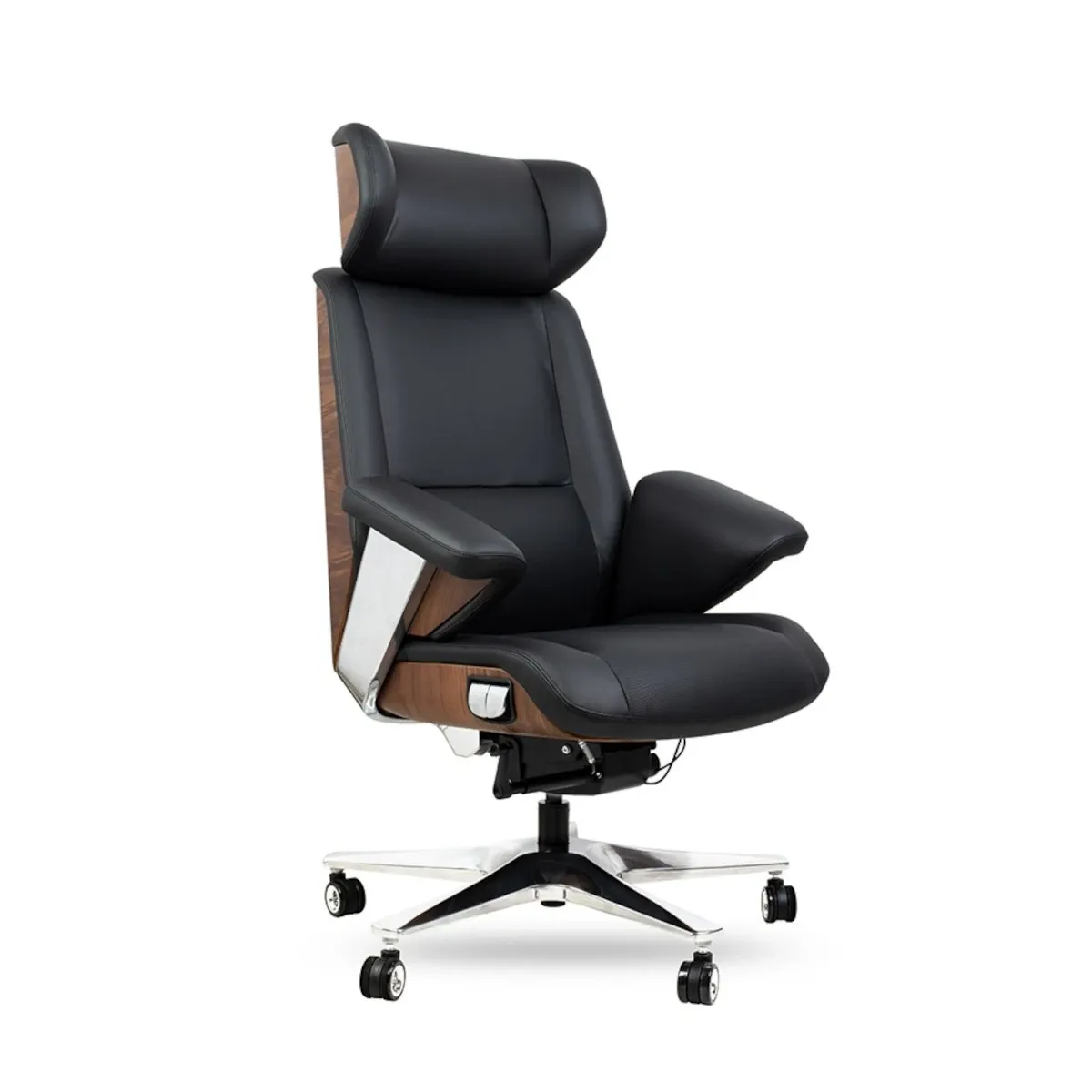 Fotel biurowy czarny COMANDOR ergonomiczny regulowany KH1501100309