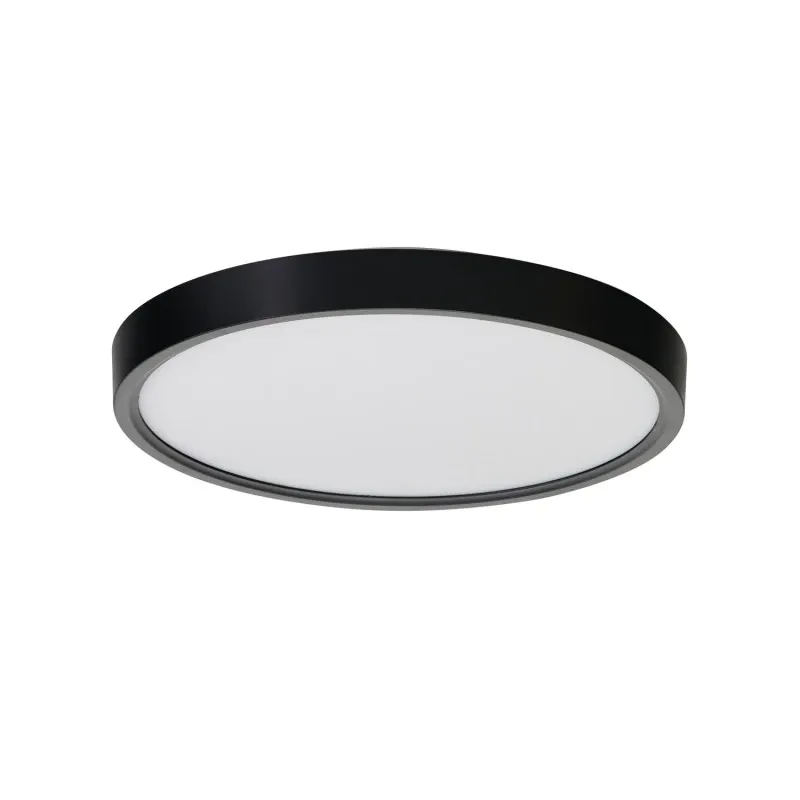 Minimalistyczny plafon ARNOR czarny biały AZ6539 18W LED 3000-6000K
