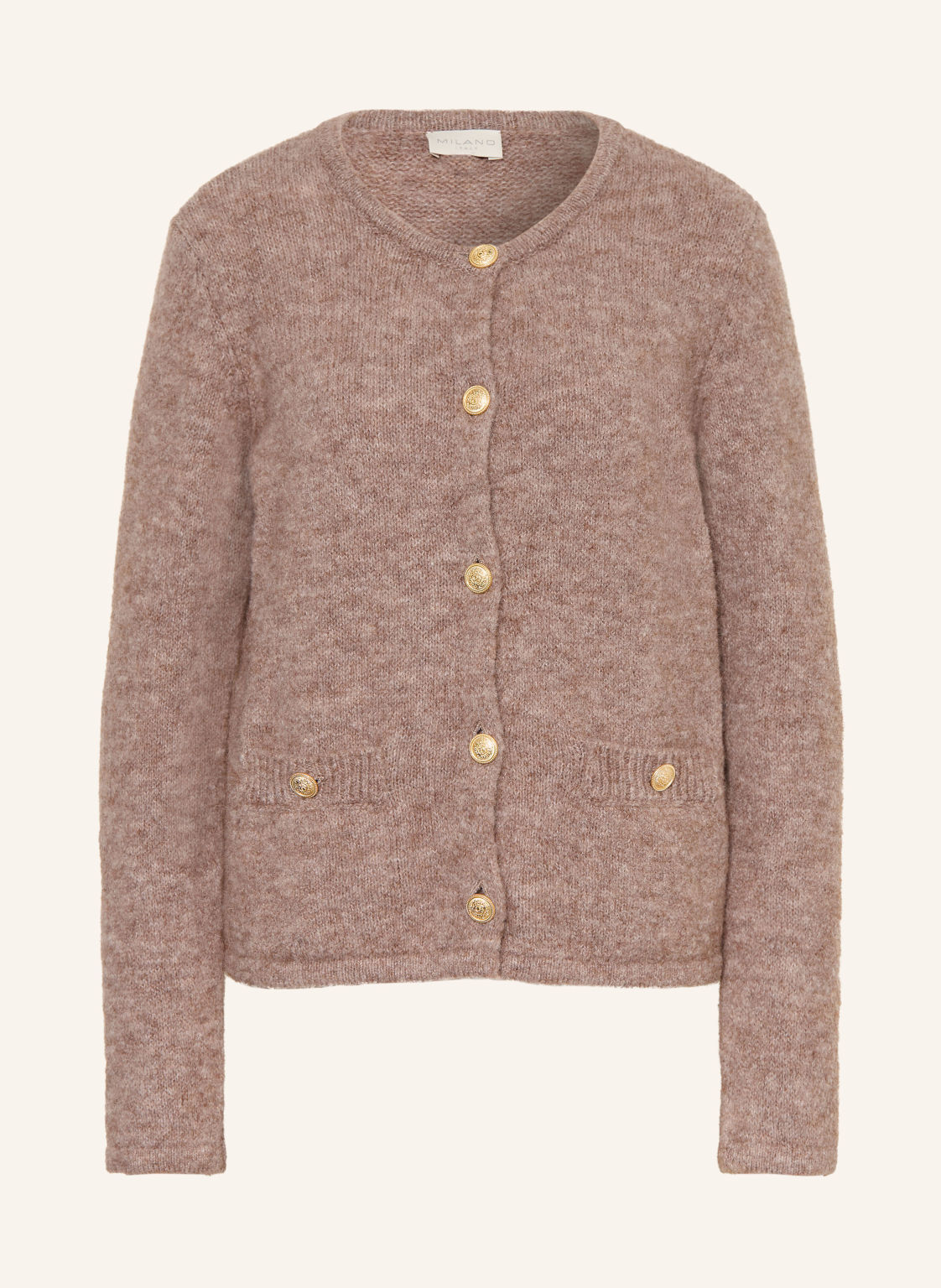 Milano Italy Kardigan Z Alpaki beige