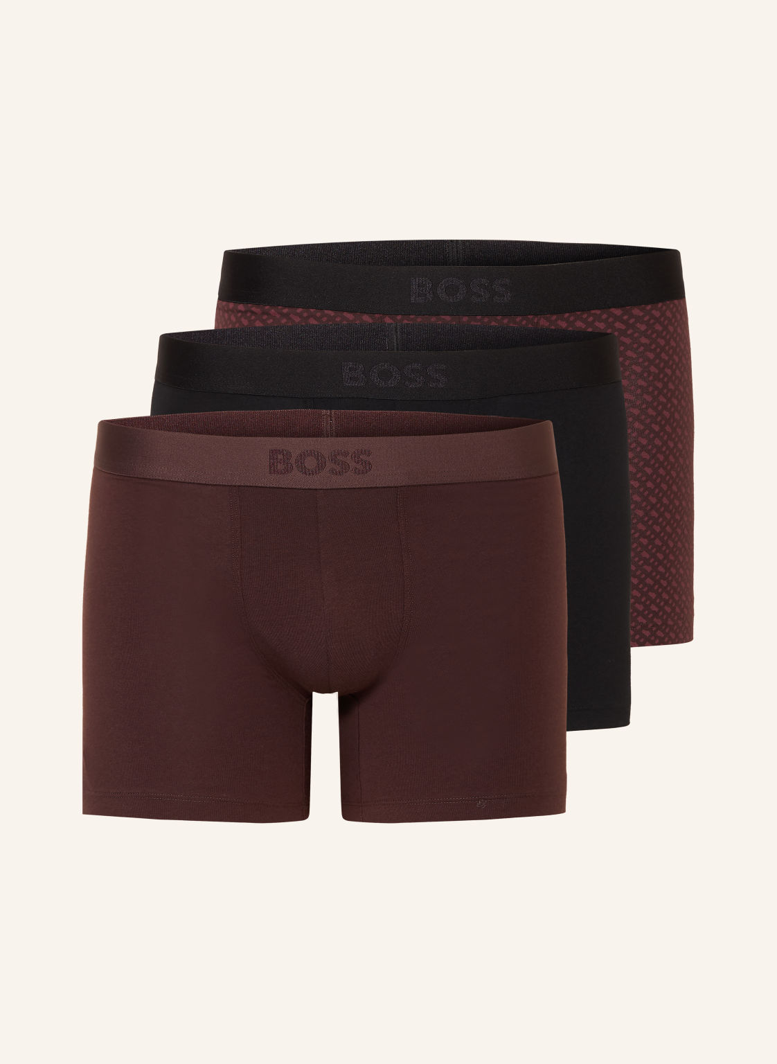 Boss Bokserki One, 3 Szt. braun