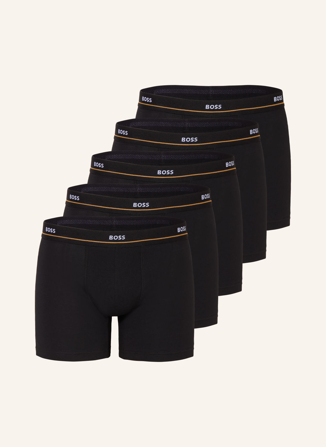 Boss Zestaw 5 Par Bokserek Essential schwarz