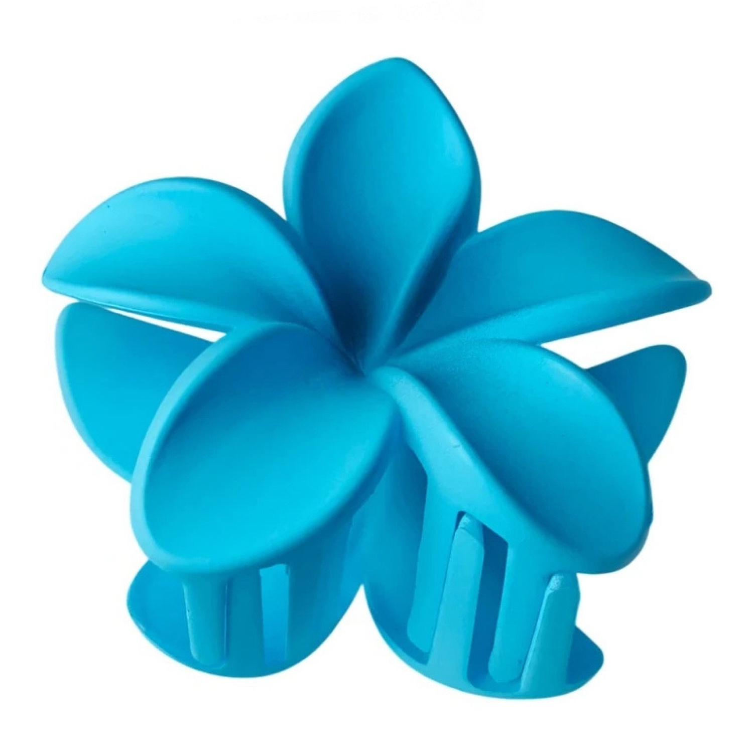 eCarla spinka do włosów klamra hawajska Vacay Flower SP401 Głęboki Błękit