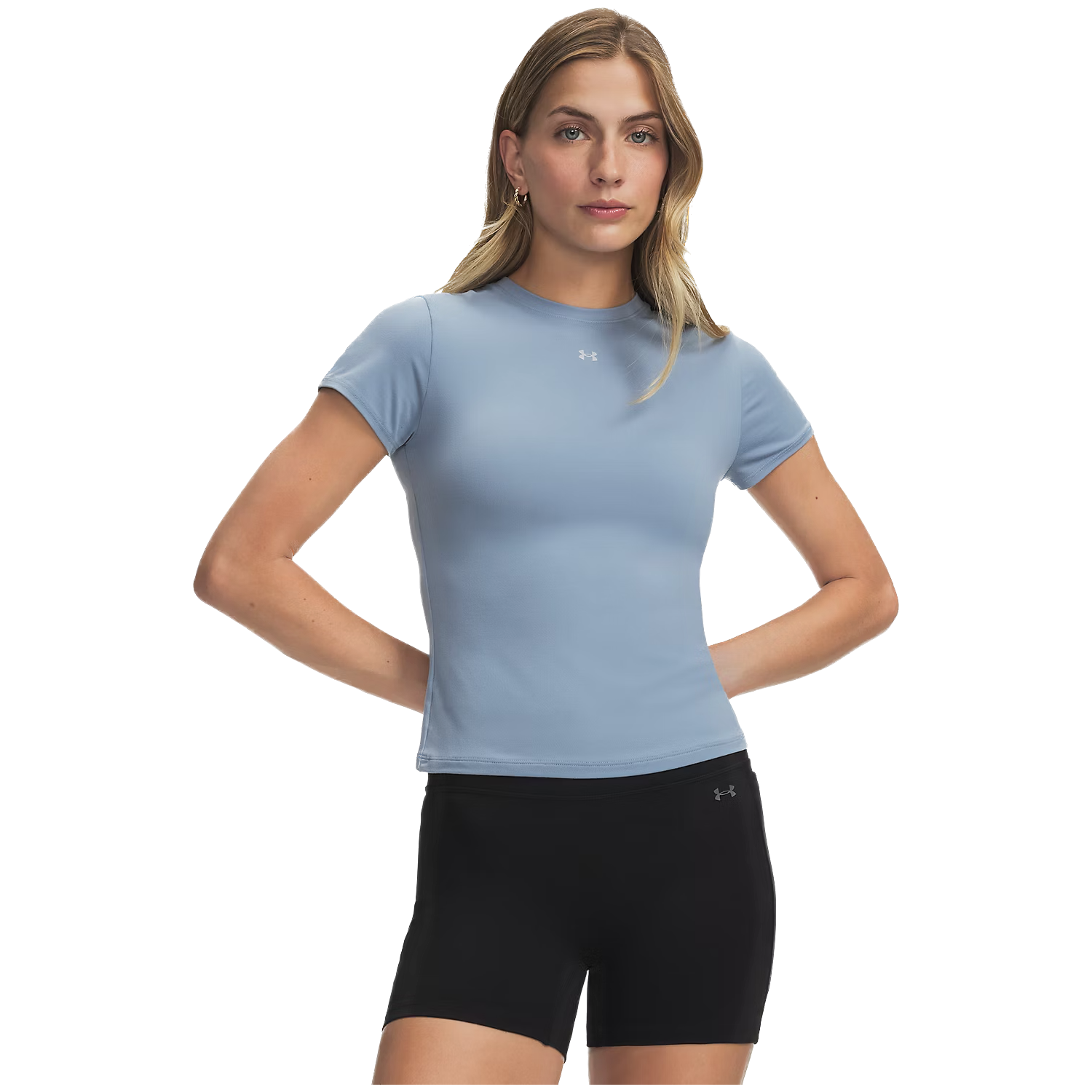 Koszulka damska Under Armour Motion Fitted SS Rozmiar: L / Kolor: niebieski