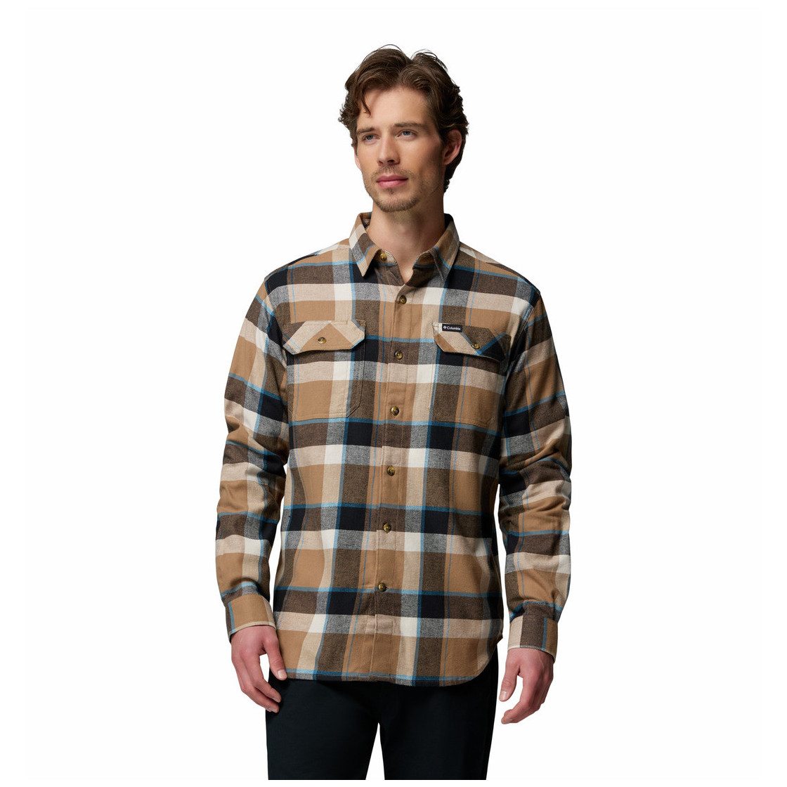 Koszula męska Columbia Flare Gun™ Stretch Flannel Rozmiar: XXL / Kolor: brązowy
