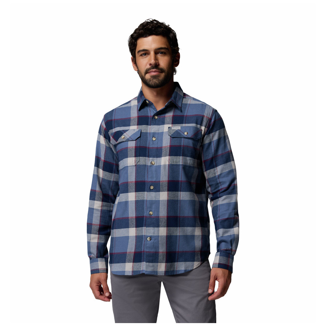 Koszula męska Columbia Flare Gun™ Stretch Flannel Rozmiar: XXL / Kolor: ciemnoniebieski