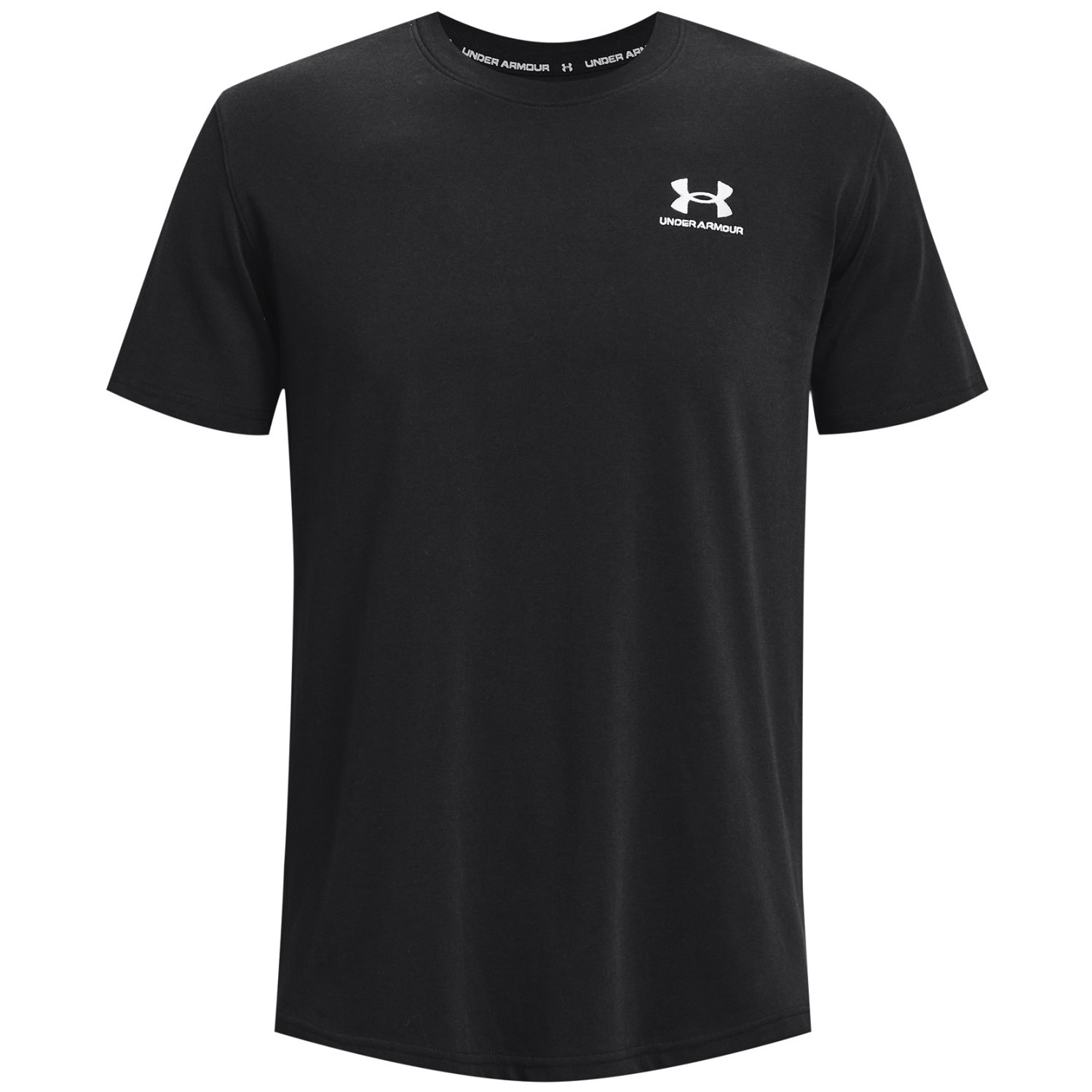 Koszulka męska Under Armour M Logo Emb Heavyweight SS Rozmiar: L / Kolor: czarny/biały