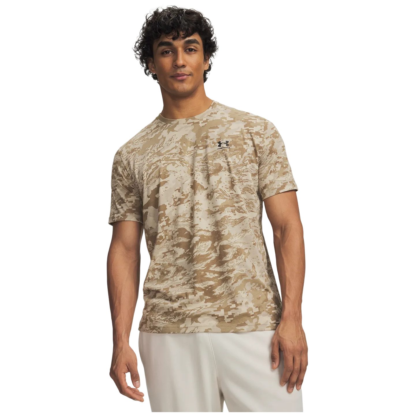 Koszulka męska Under Armour ABC Camo SS Rozmiar: M / Kolor: khaki