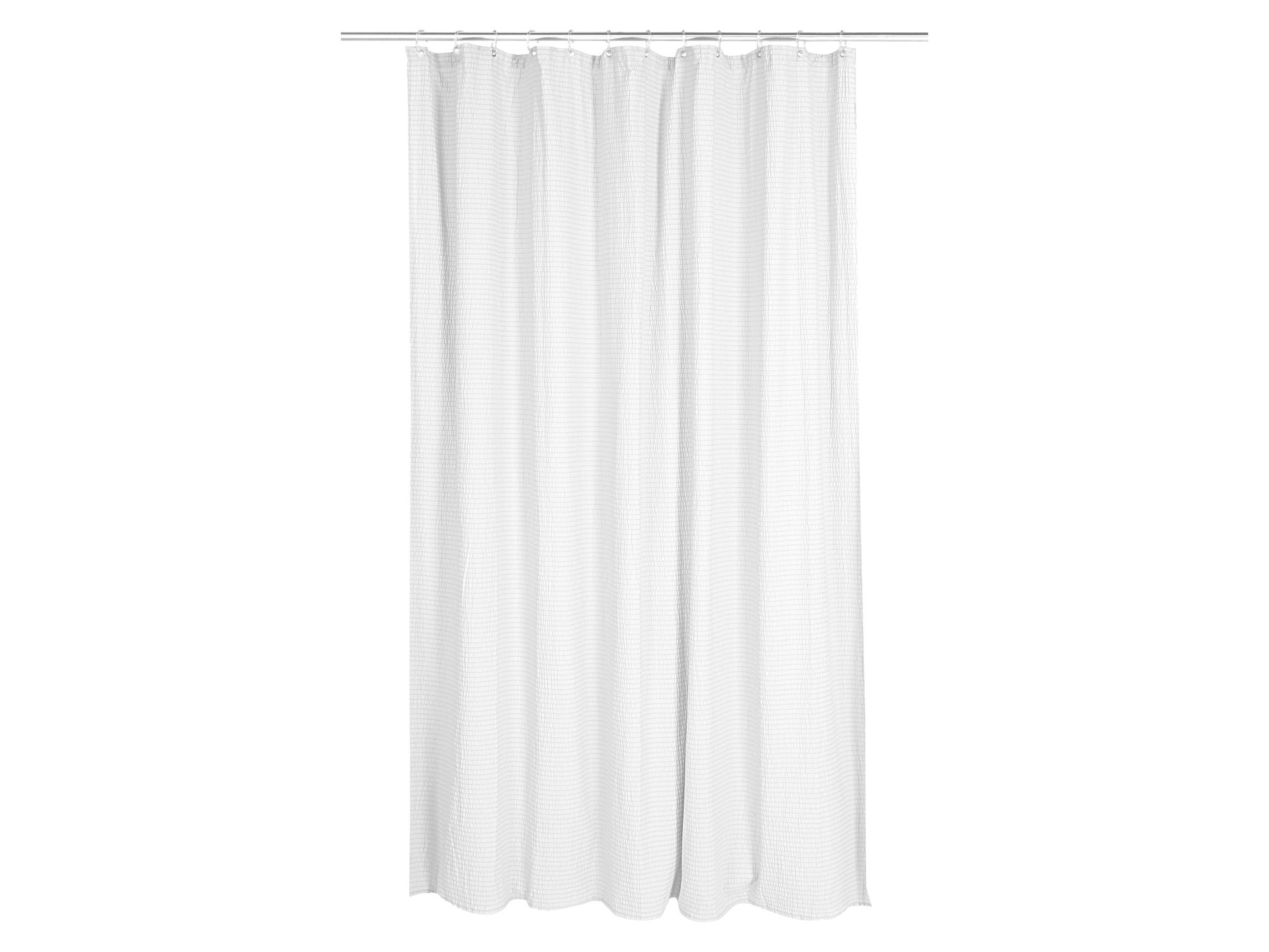 LIVARNO® Zasłona prysznicowa, 180 x 200 cm (biały)
