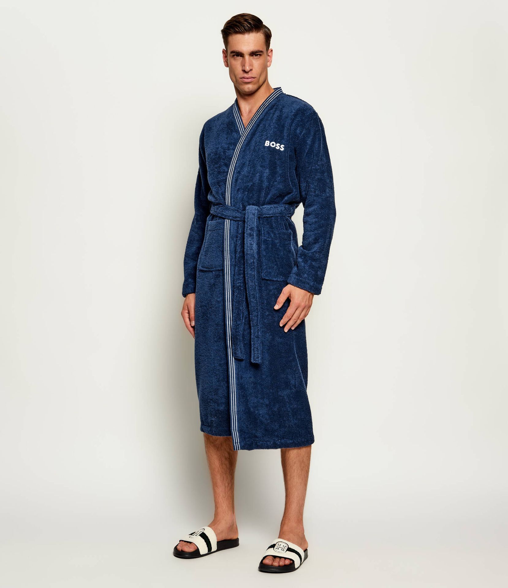BOSS BLACK Szlafrok Edge Relaxed fit