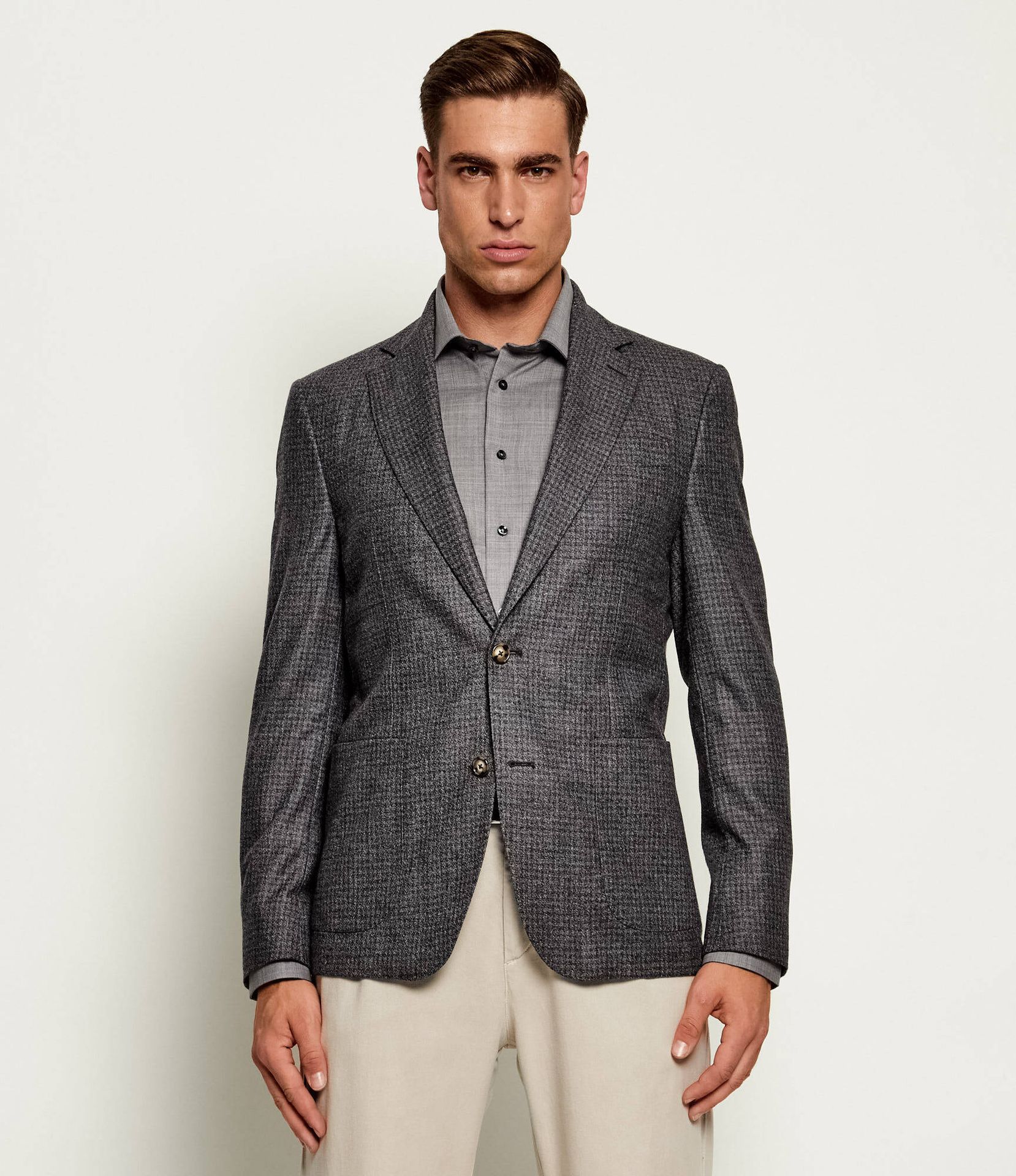 Sand Copenhagen Wełniana marynarka Star Easy Modern fit
