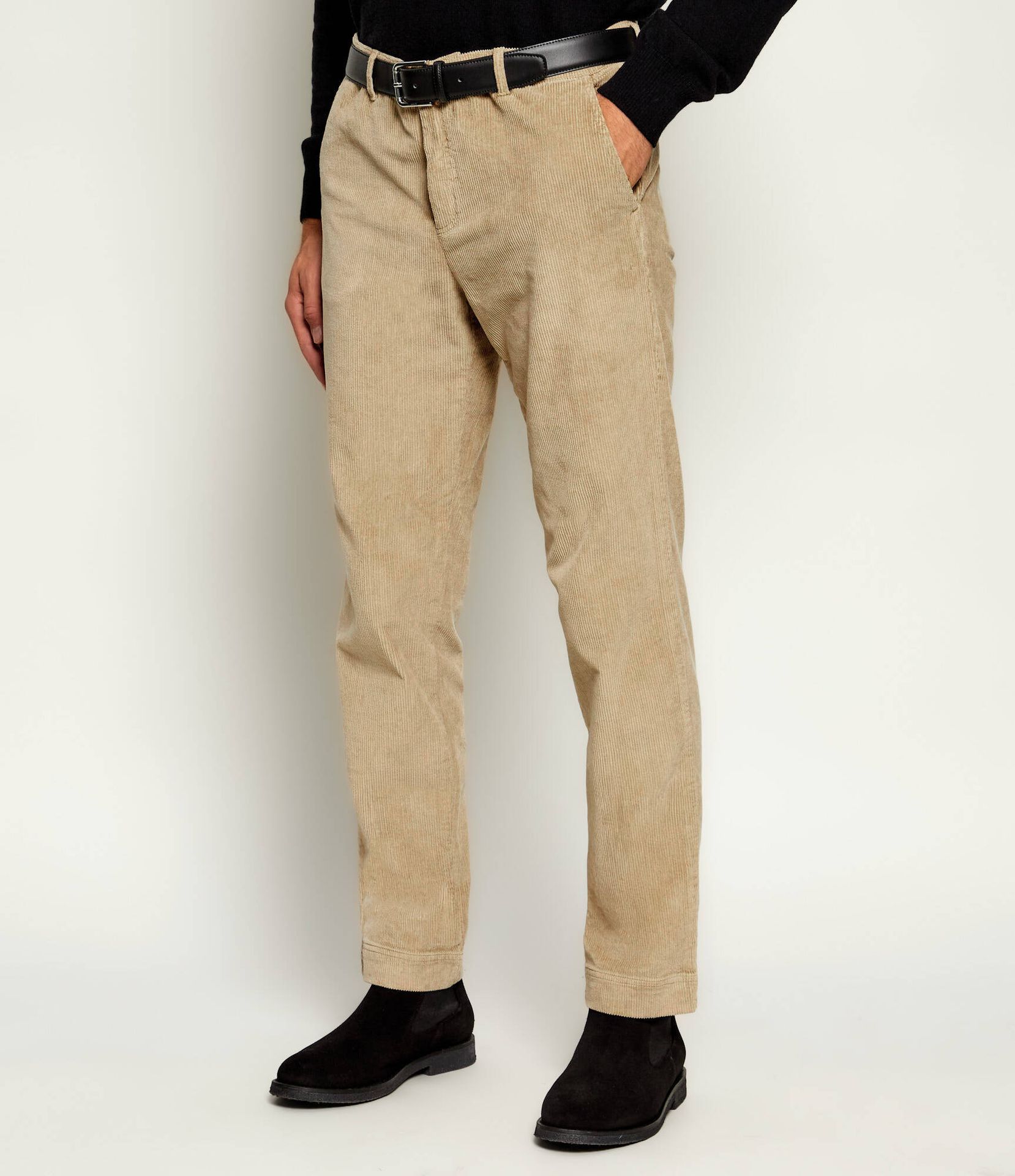 Sand Copenhagen Spodnie chino Dolan Slim Fit sztruks