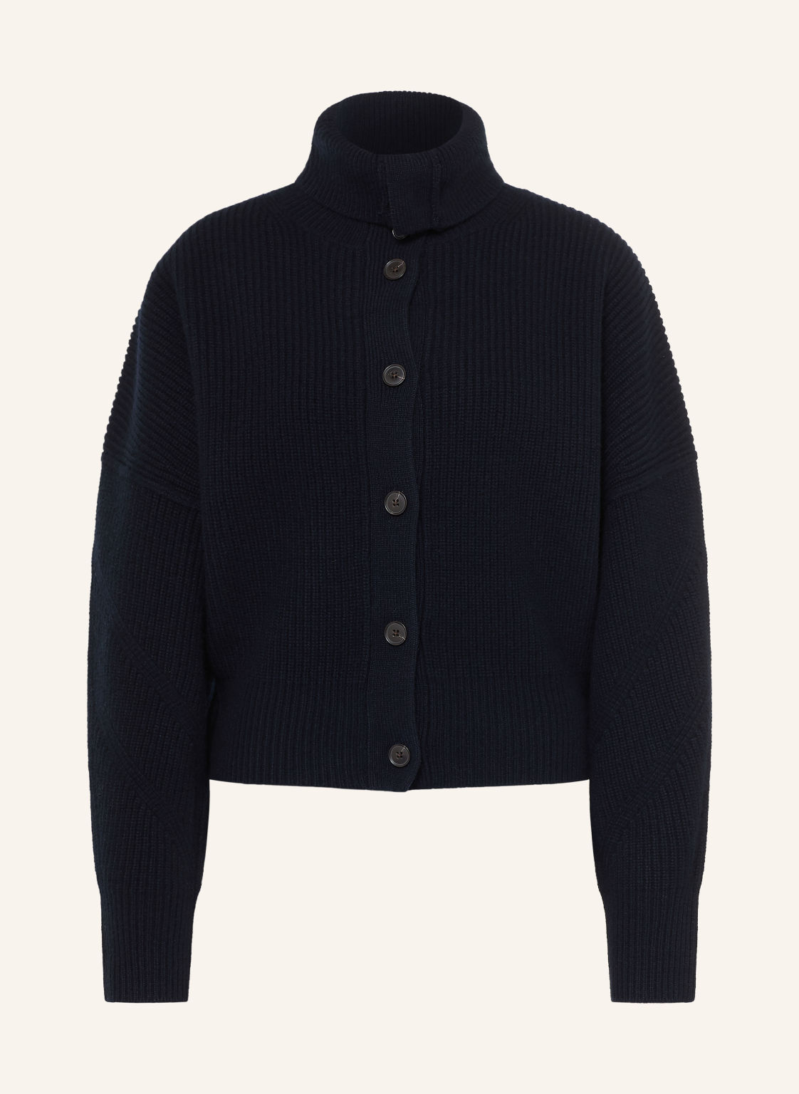 Allsaints Kardigan Caron Z Wełny Merynosowej blau