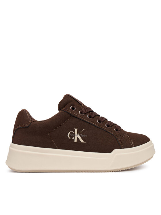 Calvin Klein Sneakersy V3X9-83472-0315 M Brązowy ciemny