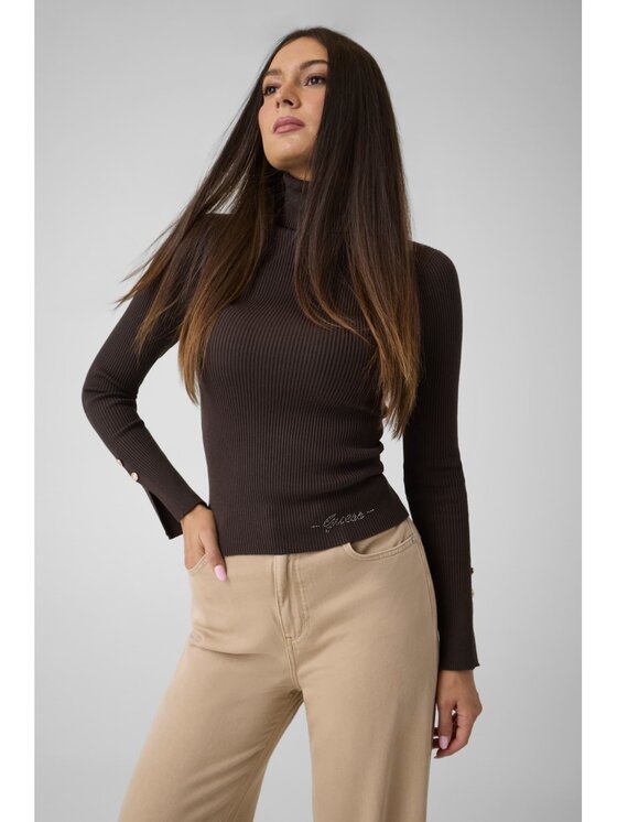 Guess Golf 183992 Brązowy Classic Fit