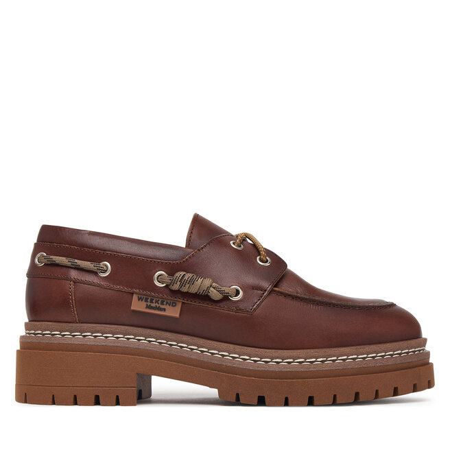 Półbuty Weekend Max Mara Wkacarezza 2625526015 Brązowy