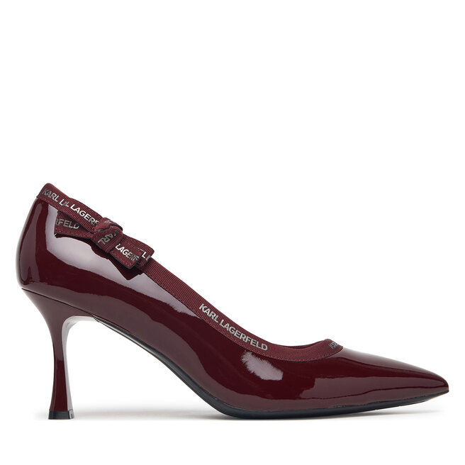 Szpilki KARL LAGERFELD Sienna KL32708R Bordowy