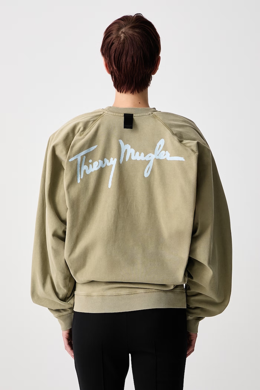 MUGLER longsleeve damski bawełniany